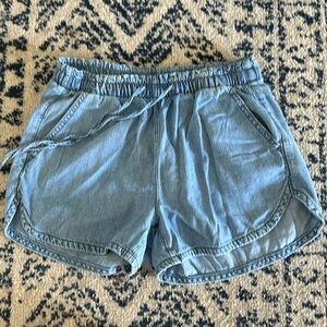Pull on American eagle draw string denim short size XS
